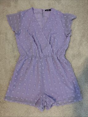 BTFBM L lavender romper